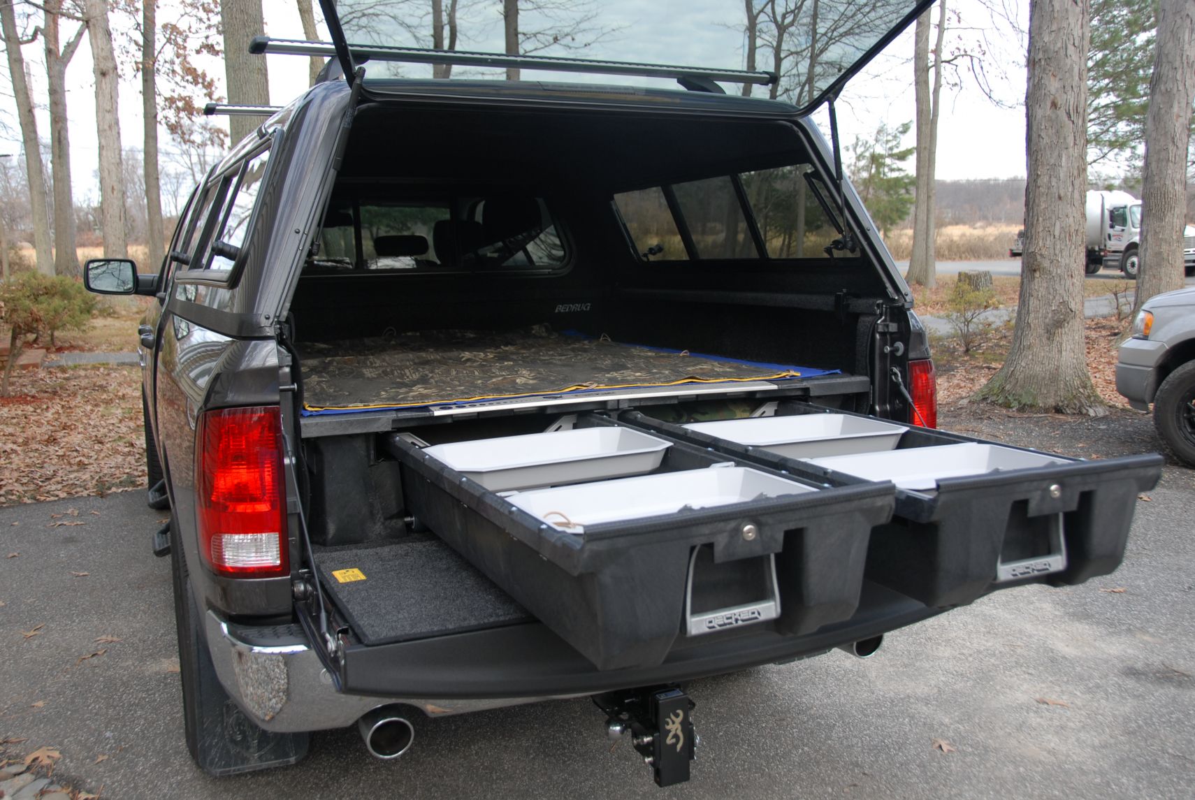 Decked Truck Storage System TopperKING Providing All.