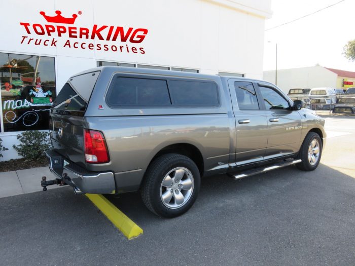 2015 Dodge RAM with LEER 100XR, Vent Visors, Nerf Bars, Tint and Hitch by TopperKING in Brandon, FL 813-689-2449 or Clearwater, FL 727-530-9066. Call today!