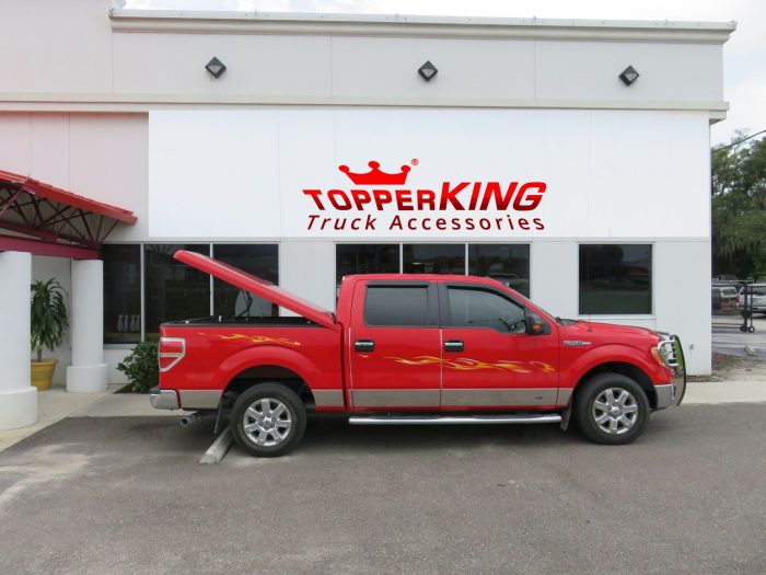 2011 Ford F150 with Ranch Sportwrap, Side Steps, Graphics, Grill Guard by TopperKING Brandon 813-689-2449 or Clearwater 727-530-9066! Call Us!