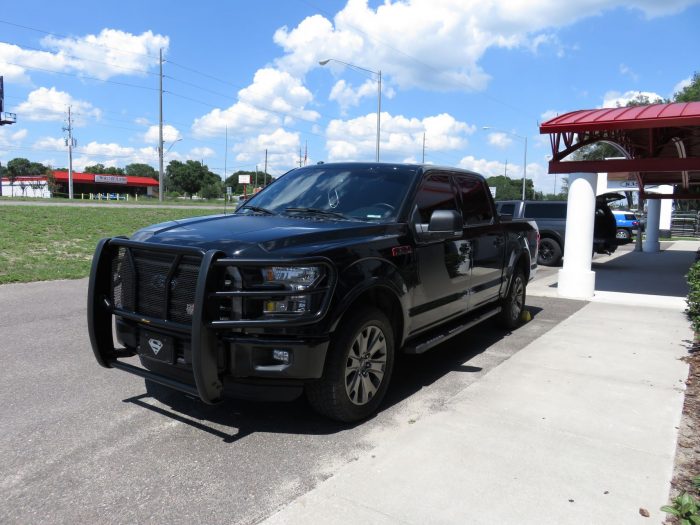 2017 Ford F150 with Grill Guard, Running Boards, Tool Box, Tint, Hitch by TopperKING Brandon 813-689-2449 or Clearwater FL 727-530-9066. Call!