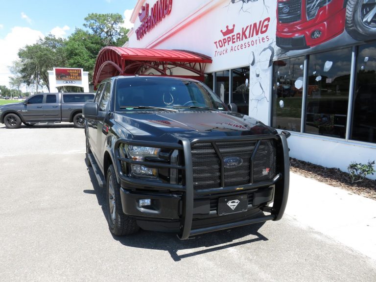 Ford F150 Grill Guard and Black Out Accessories TopperKING