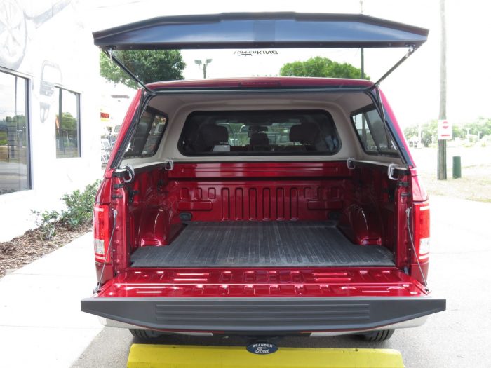 2017 Ford F150 with Ranch Sierra, Bed Mat, Tint, Hitch by TopperKING in Brandon, FL 813-689-2449 or Clearwater, FL 727-530-9066. Call Today!