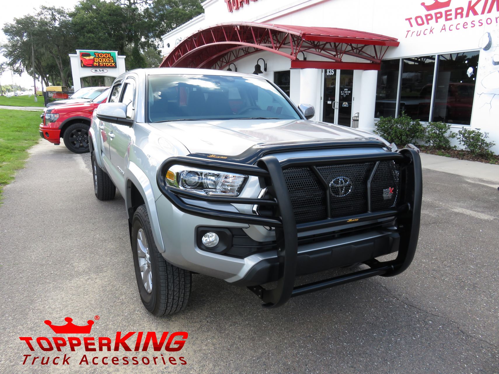 Toyota Tacoma Grill Guard And Hitch Topperking Topperking