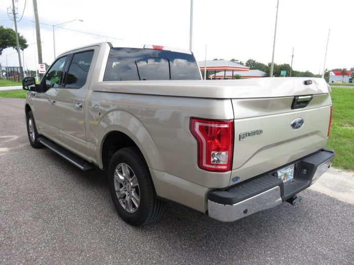 2017 Ford F150 with Leer 700, Running Boards, Tint, Chrome by TopperKING in Brandon, FL 813-689-2449 or Clearwater, FL 727-530-9066. Call today!