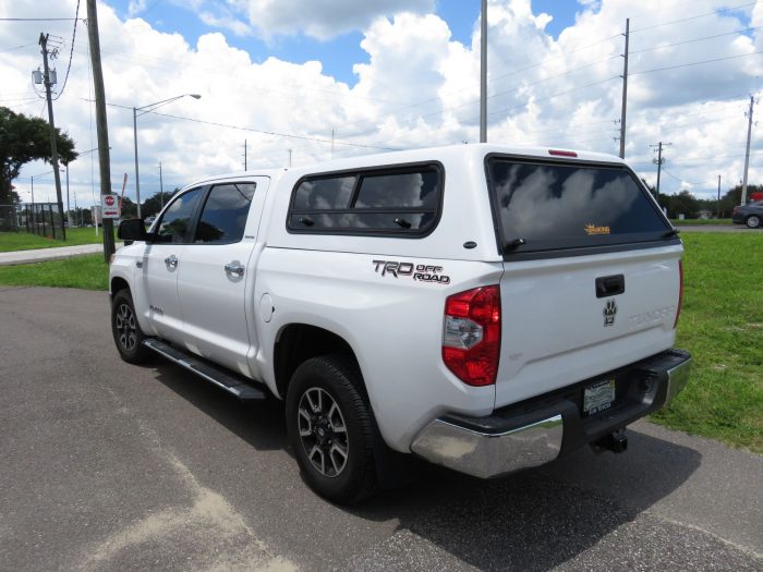 2017 Toyota Tundra with Ranch Echo, Windoor, Running Boards, Chrome, Tint, Hitch by TopperKING Brandon 813-689-2449 or Clearwater FL 727-530-9066. Call Now!