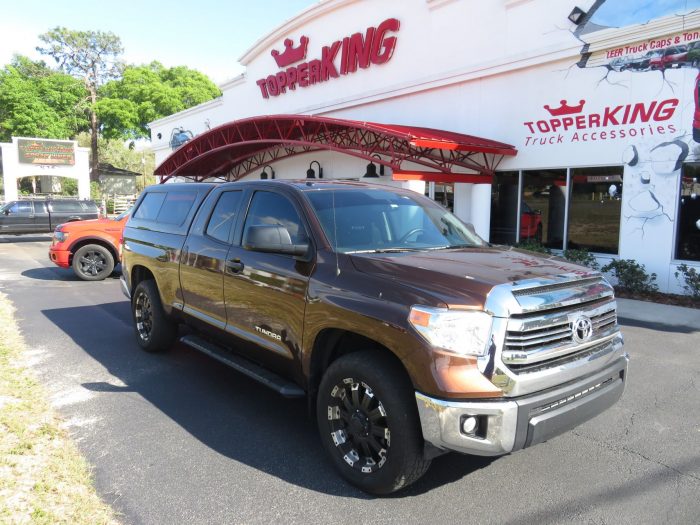 2018 Toyota Tundra with Ranch Sierra, Hitch, Tint, Running boards by TopperKING Brandon 813-689-2449 or Clearwater FL 727-530-9066. Call Now!