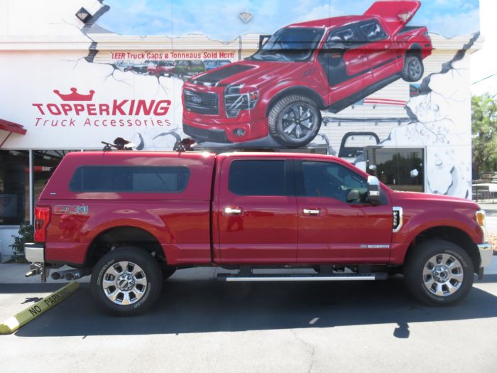 2018 Ford F250 with Ranch Echo, Roof Racks, BedRug, Hitch, Tint, Running Boards by TopperKING Brandon 813-689-2449 or Clearwater FL 727-530-9066. Call Now!