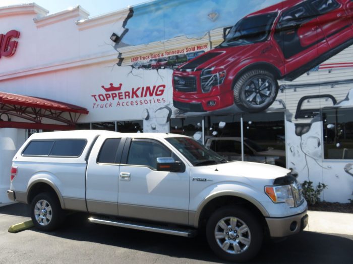 2008 Ford F150 with LEER 180, Running Boards, Bug Guard, Vent Visors, Hitch by TopperKING Brandon, FL 813-689-2449 or Clearwater, FL 727-530-9066. Call now!