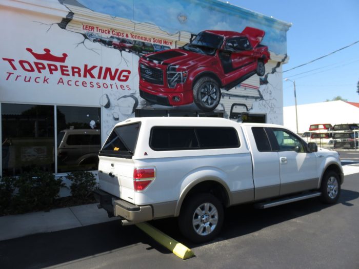 2008 Ford F150 with LEER 180, Running Boards, Bug Guard, Vent Visors, Hitch by TopperKING Brandon, FL 813-689-2449 or Clearwater, FL 727-530-9066. Call now!