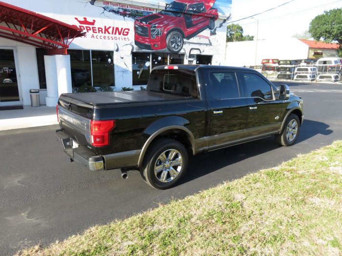 2018 Ford F150 with LEER 350M/TrilogyX2T, Hitch, BedXTender HD Sport by TopperKING in Brandon, FL 813-689-2449 or Clearwater, FL 727-530-9066. Call today!