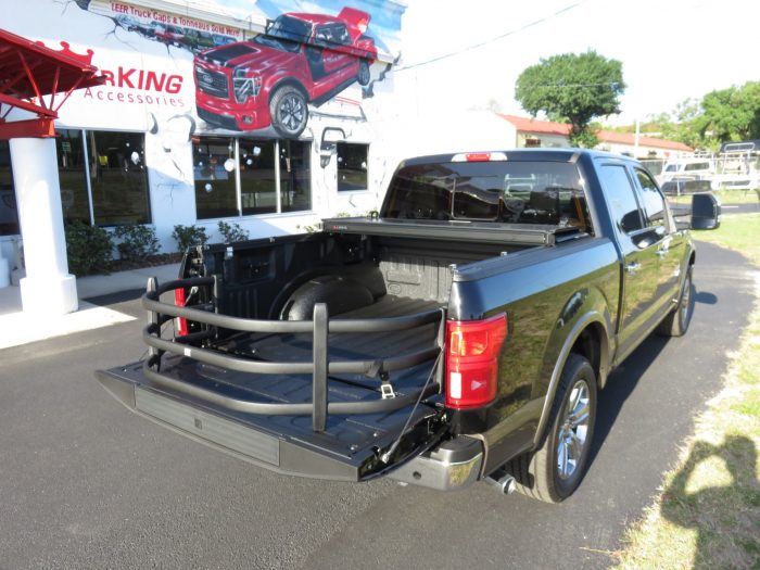 2018 Ford F150 with LEER 350M/TrilogyX2T, Hitch, BedXTender HD Sport by TopperKING in Brandon, FL 813-689-2449 or Clearwater, FL 727-530-9066. Call today!