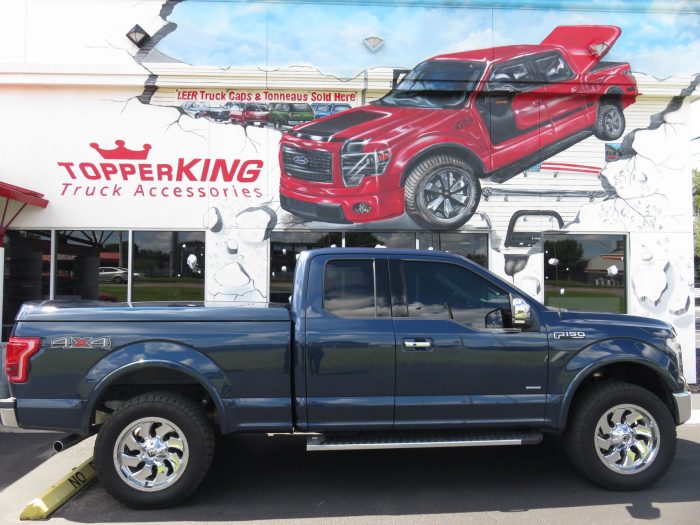 2017 Ford F150 with LEER 750 Sport, Chrome, Tint, Side Steps, Hitch. Call TopperKING Brandon 813-689-2449 or Clearwater FL 727-530-9066!