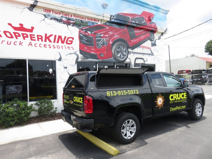 2018 Chevy Colorado with Ranch Sierra, Windoors, Tint, Graphics, Hitch by TopperKING in Brandon, FL 813-689-2449 or Clearwater, FL 727-530-9066. Call today!