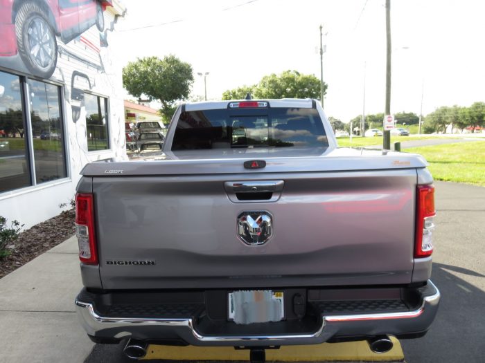 2019 Dodge RAM with LEER 550, Nerf Bars, Chrome, Tint, Hitch by TopperKING Brandon 813-689-2449 or Clearwater FL 727-530-9066. Call Today!