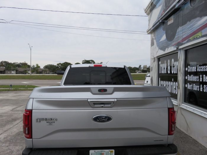 2016 Ford F150 with LEER 750 Sport, Running Boards, Chrome, Hitch, Tint. Call TopperKING Brandon 813-689-2449 or Clearwater FL 727-530-9066.