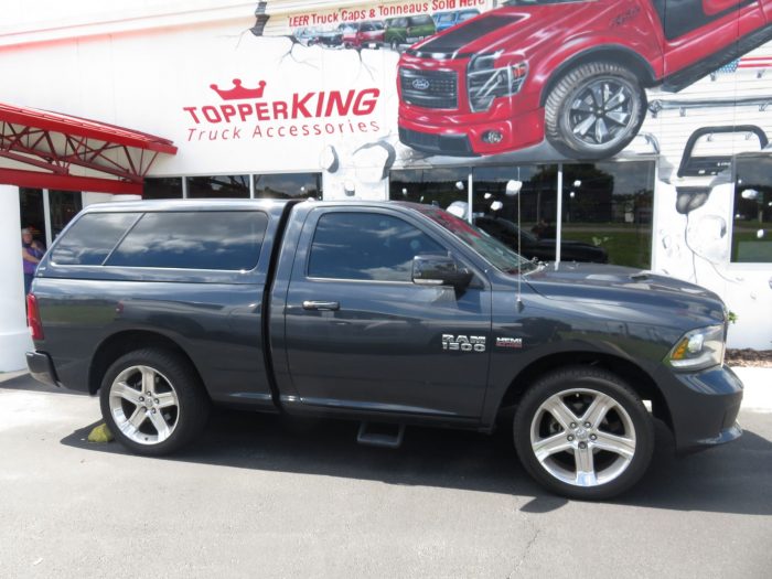 2017 Dodge Ram with Ranch Icon, Super Hoops, Tint, Hitch by TopperKING Brandon 813-689-2449 or Clearwater FL 727-530-9066. Call Us Today!