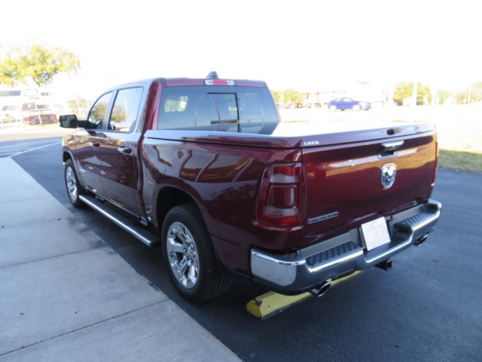 2019 Dodge RAM with LEER 550, Hitch, Running Boards, Chrome, Tint by TopperKING Brandon 813-689-2449 or Clearwater FL 727-530-9066. Call Now!