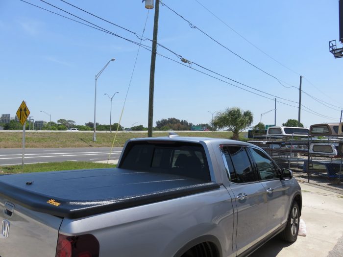 2019 Honda Ridgeline with Undercover Elite, Chrome Accents, Tint, Hitch. Call TopperKING Brandon 813-689-2449 or Clearwater FL 727-530-9066.