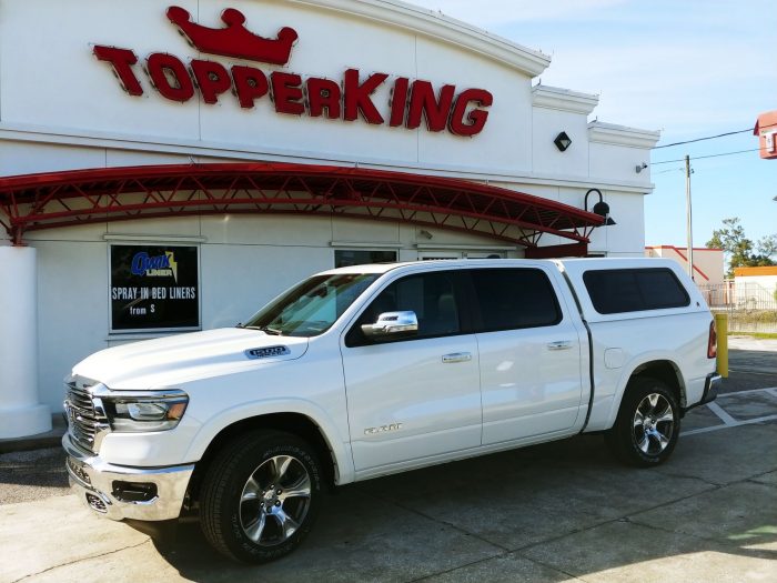 2019 Dodge Ram with LEER 100R, Chrome Accessories, Tint, Hitch by TopperKING Brandon 813-689-2449 or Clearwater FL 727-530-9066. Call Today!