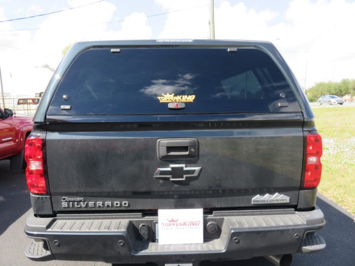 2018 Chevy Silverado with LEER 100XL, Chrome, Hitch, Tint, Nerf Bars by TopperKING Brandon 813-689-2449 or Clearwater FL 727-530-9066. Call!