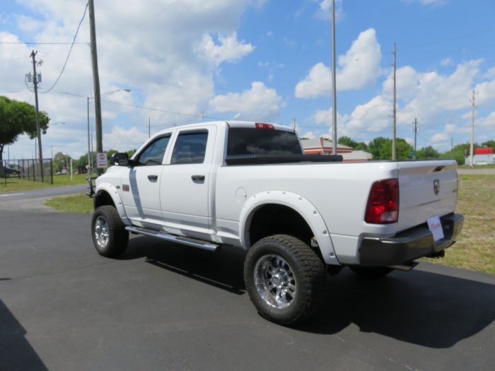 2011 Dodge RAM Grill Guard, Winch, Vent Visor, Nerf Bars, Hitch, Tool Box, Tint by TopperKING Brandon 813-689-2449 Clearwater FL 727-530-9066.