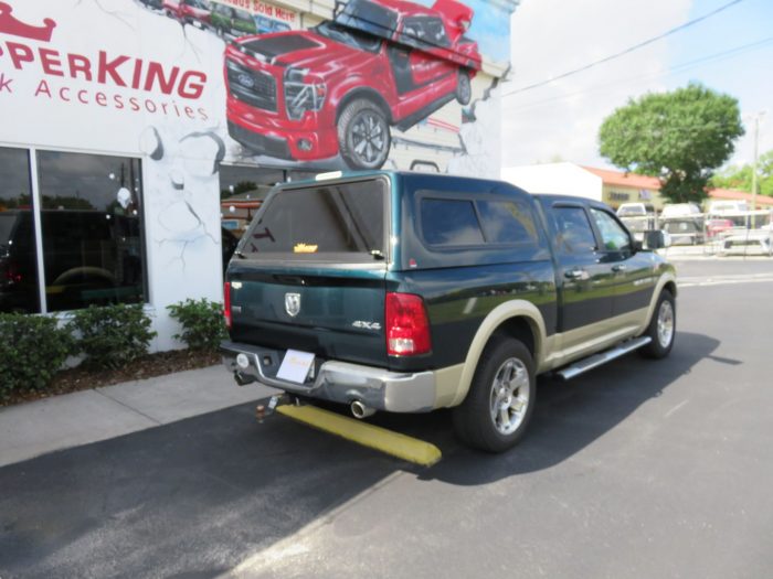 2018 Dodge with LEER 180, Nerf Bars, Vent Visors, Chrome, Bug Guard, Tint, Hitch by TopperKING Brandon 813-689-2449 or Clearwater FL 727-530-9066. Call now!