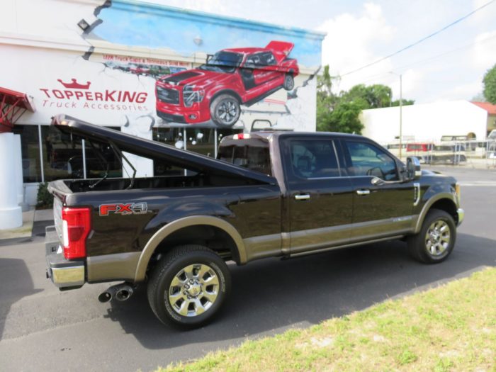 2019 Ford F250 with LEER 700, Chrome, Tint, Hitch, Retractable Running Boards by TopperKING in Brandon 813-689-2449 or Clearwater FL 727-530-9066. Call Now!