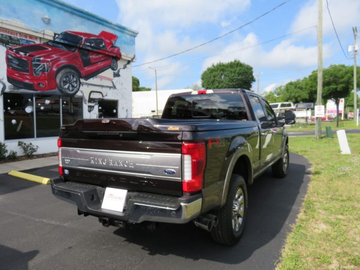 2019 Ford F250 with LEER 700, Chrome, Tint, Hitch, Retractable Running Boards by TopperKING in Brandon 813-689-2449 or Clearwater FL 727-530-9066. Call Now!