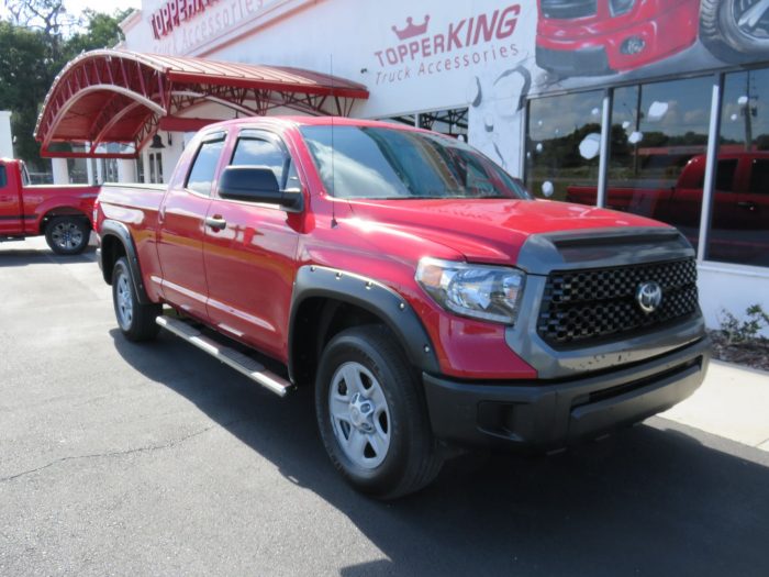 2018 Toyota Tundra TruXedo Truxport, Fender Flares, Vent Visors, Nerf Bars by TopperKING in Brandon 813-689-2449 or Clearwater, FL 727-530-9066. Call Today!