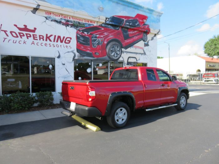 2018 Toyota Tundra TruXedo Truxport, Fender Flares, Vent Visors, Nerf Bars by TopperKING in Brandon 813-689-2449 or Clearwater, FL 727-530-9066. Call Today!