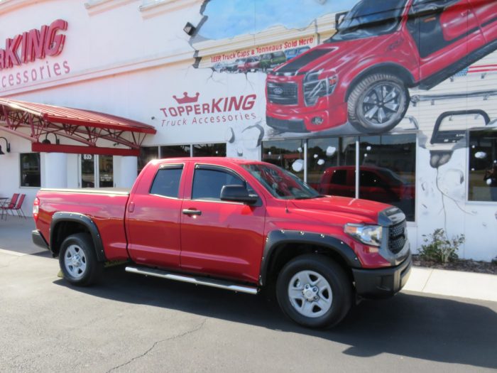 2018 Toyota Tundra TruXedo Truxport, Fender Flares, Vent Visors, Nerf Bars by TopperKING in Brandon 813-689-2449 or Clearwater, FL 727-530-9066. Call Today!