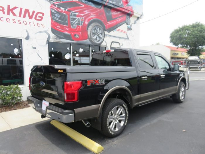 2019 Ford F150 LEER 700, Luverne Grill Guard, Hitch, Chrome, Vent Visors by TopperKING in Brandon, FL 813-689-2449 or Clearwater, FL 727-530-9066.