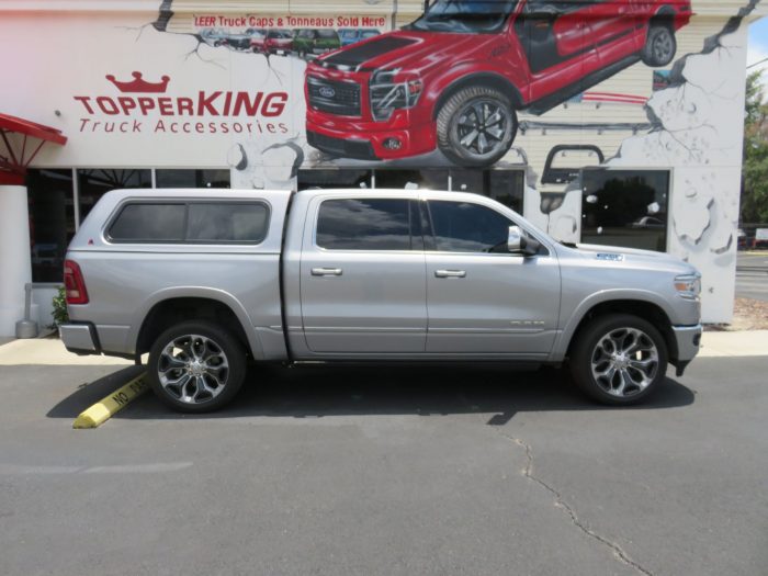 2019 Dodge RAM with LEER 100XR, Retractable Steps, Chrome, Hitch, Tint by TopperKING in Brandon, FL 813-689-2449 or Clearwater, FL 727-530-9066. Call today!