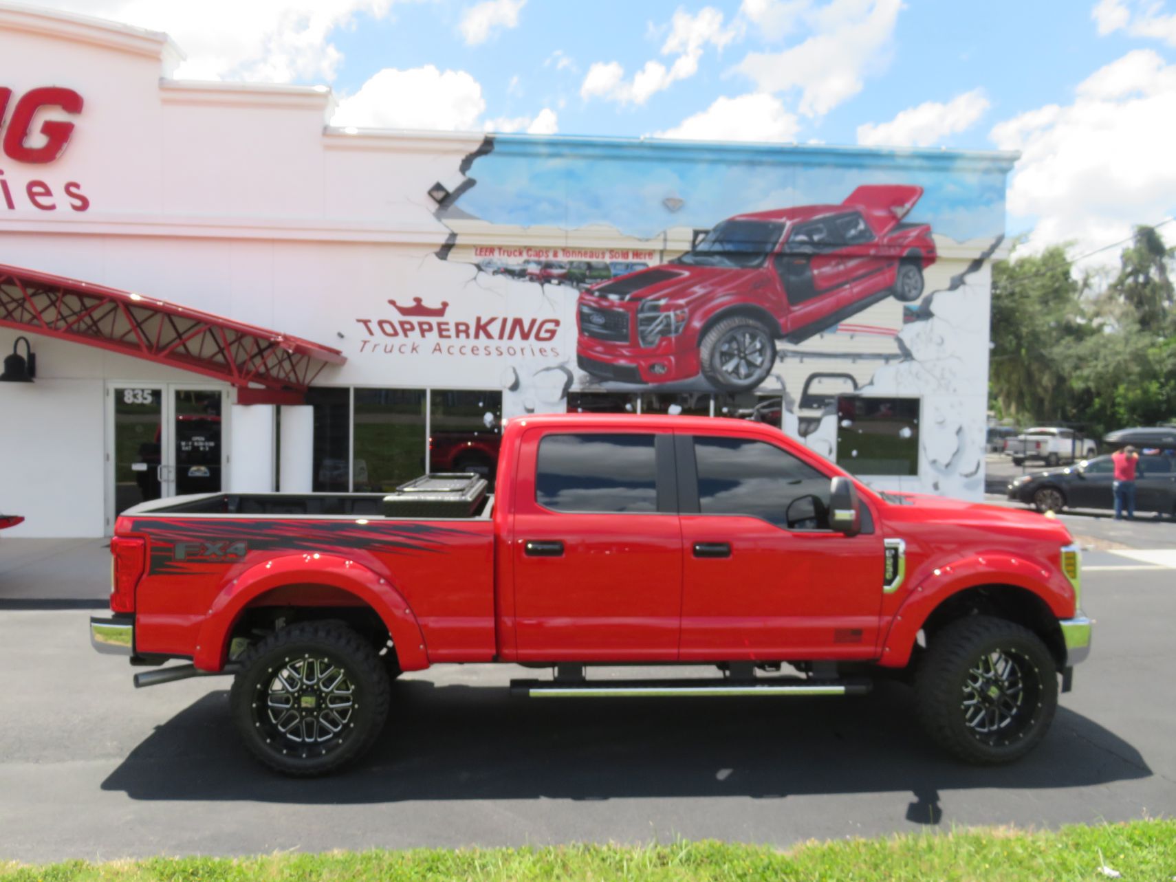 F250 with tool box hotsell