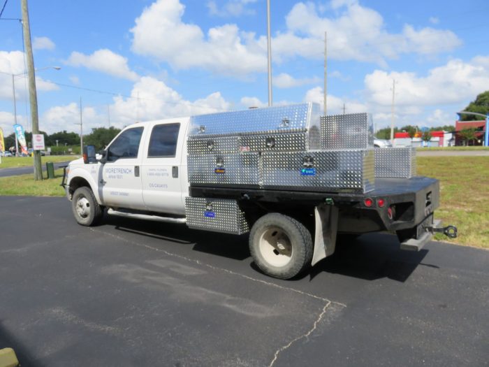 2017 Ford F350 with Aluminum Boxes, Grill Guard, and Nerf Bars, Tint, Hitch by TopperKING in Brandon 813-689-2449 or Clearwater FL 727-530-9066. Call today!