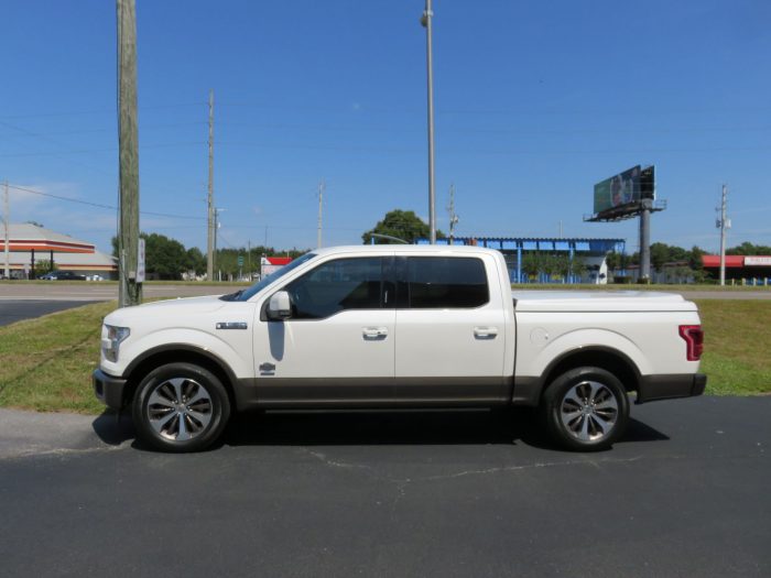 2019 F150 LEER 700 Hard Tonneau, Bedliner, Retractable Step, Hitch, Tint by TopperKING in Brandon 813-689-2449 or Clearwater, FL 727-530-9066. Call today!