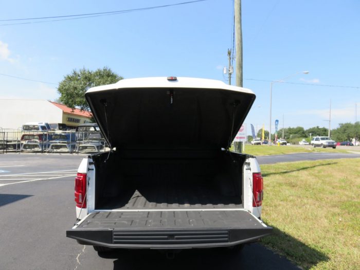 2019 F150 LEER 700 Hard Tonneau, Bedliner, Retractable Step, Hitch, Tint by TopperKING in Brandon 813-689-2449 or Clearwater, FL 727-530-9066. Call today!