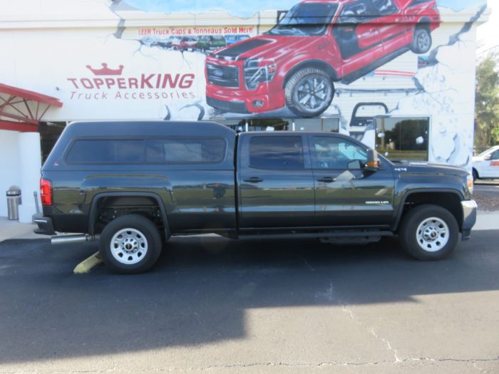 2019 Chevrolet Silverado with LEER 180 Nerf bars, Hitch, and Tint by TopperKING in Brandon, FL 813-689-2449 or Clearwater, FL 727-530-9066. Call today!