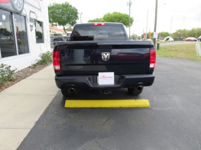 2019 Dodge RAM with Grill Guard, Blacked Out Nerf Bars, Hitch, Tint by TopperKING in Brandon, FL 813-689-2449 or Clearwater, FL 727-530-9066. Call today!