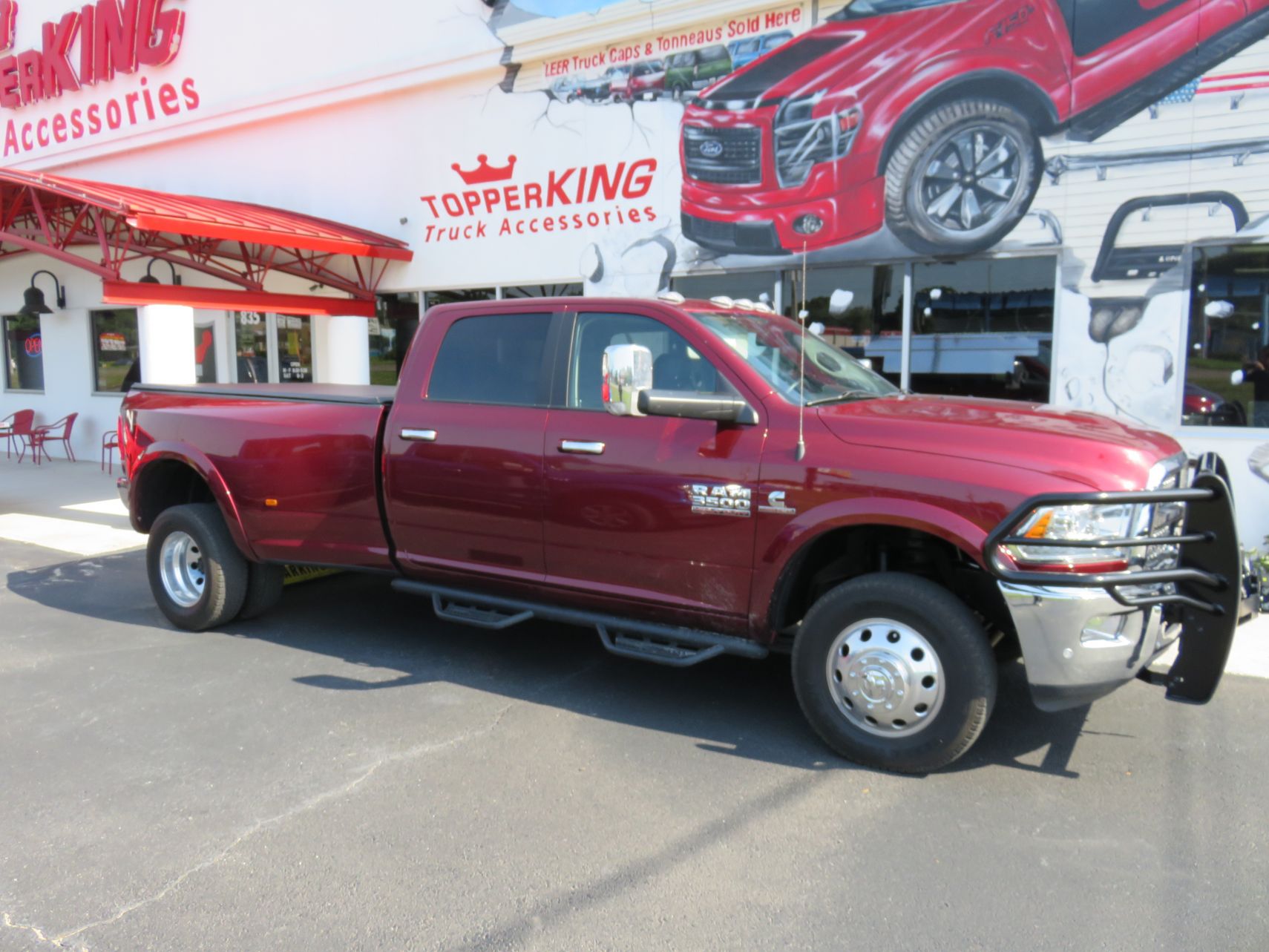 2018 Dodge RAM with TruXedo TruXport, Winch, Nerf Bars, Hitch, Chrome by TopperKING in Brandon, FL 813-689-2449 or Clearwater, FL 727-530-9066. Call today!