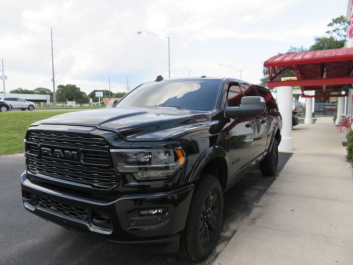 2020 Dodge RAM with LEER 100XQ Fiberglass Topper, Tint, Hitch by TopperKING in Brandon, FL 813-689-2449 or Clearwater, FL 727-530-9066. Call today!