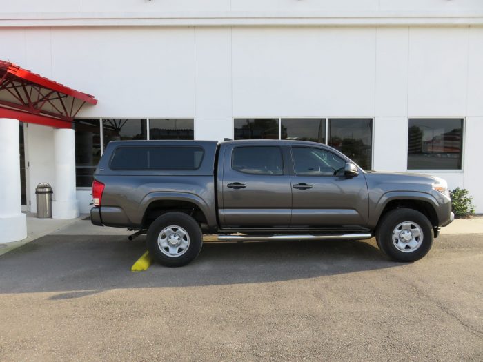 2019 Toyota Tacoma with Ranch Echo, Nerf Bars by TopperKING Brandon 813-689-2449 or Clearwater FL 727-530-9066. Call us today to start!
