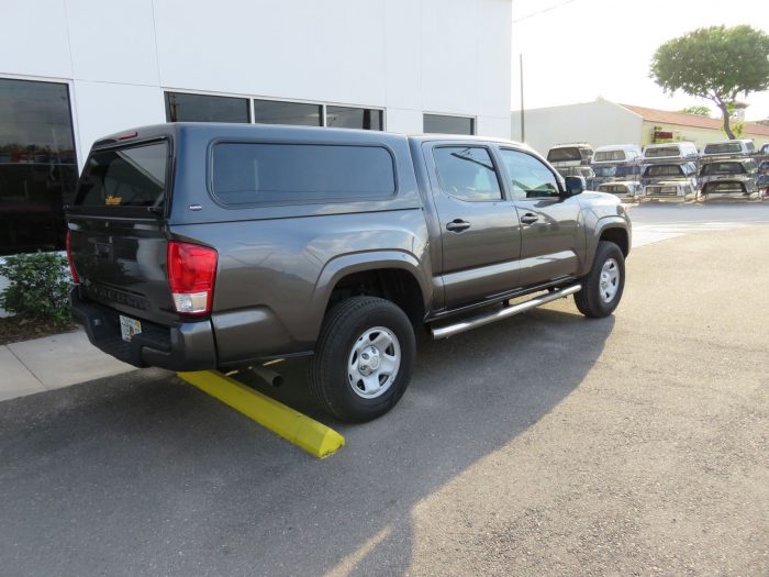 2019 Toyota Tacoma with Ranch Echo, Nerf Bars by TopperKING Brandon 813-689-2449 or Clearwater FL 727-530-9066. Call us today to start!