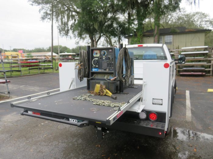 2020 Ford F350 with BedSlide, Tool Boxes, Running Boards, Hitch by TopperKING Brandon 813-689-2449 or Clearwater FL 727-530-9066. Call today!