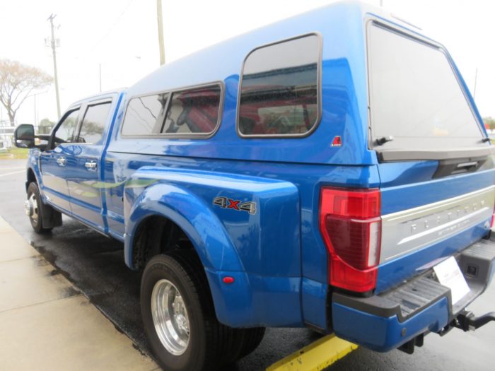 2020 Ford F350 with LEER 122, Graphics, retractable Step, more by TopperKING Brandon 813-689-2449 or Clearwater FL 727-530-9066. Call today!