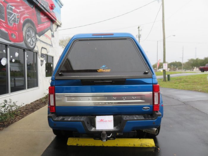 2020 Ford F350 with LEER 122, Graphics, retractable Step, more by TopperKING Brandon 813-689-2449 or Clearwater FL 727-530-9066. Call today!