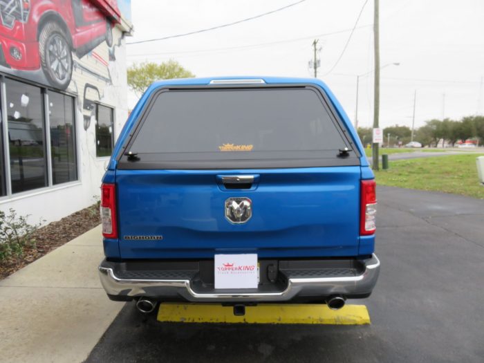 2020 Dodge RAM with LEER 180, Running Boards, Tint, Hitch by TopperKING Brandon 813-689-2449 or Clearwater FL 727-530-9066. Callus today!