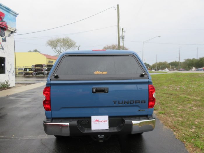 2020 Toyota Tundra with TK Defender, Side Steps, Tint, Hitch by TopperKING Brandon 813-689-2449 or Clearwater FL 727-530-9066. Call today!