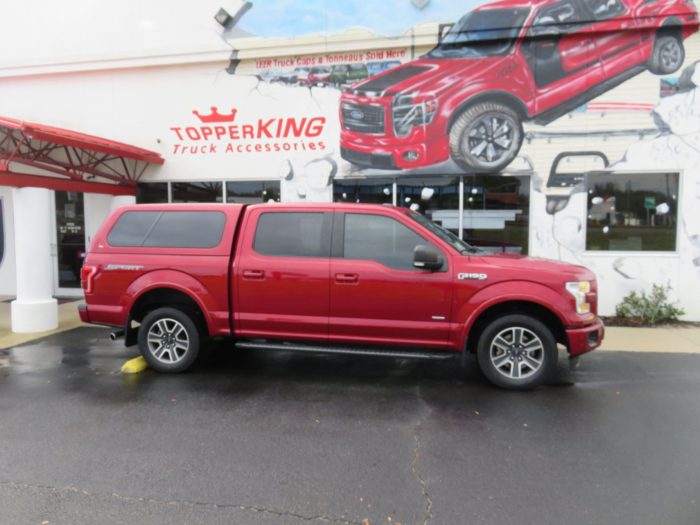 2020 Ford F150 with LEER 100XL, Side Stops, Tint, hitch by TopperKING Brandon 813-689-2449 or Clearwater FL 727-530-9066. Call today!