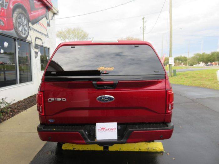 2020 Ford F150 with LEER 100XL, Side Stops, Tint, hitch by TopperKING Brandon 813-689-2449 or Clearwater FL 727-530-9066. Call today!